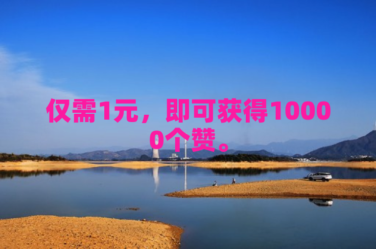 仅需1元，即可获得10000个赞。