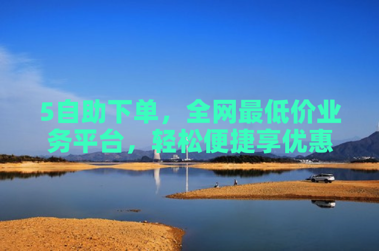 5自助下单，全网最低价业务平台，轻松便捷享优惠。