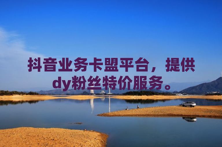 抖音业务卡盟平台，提供dy粉丝特价服务。