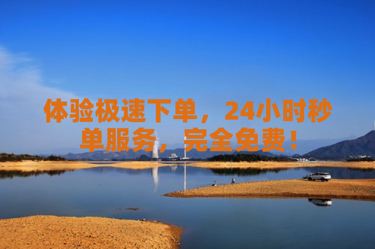 体验极速下单，24小时秒单服务，完全免费！