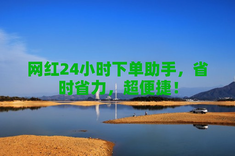 网红24小时下单助手，省时省力，超便捷！