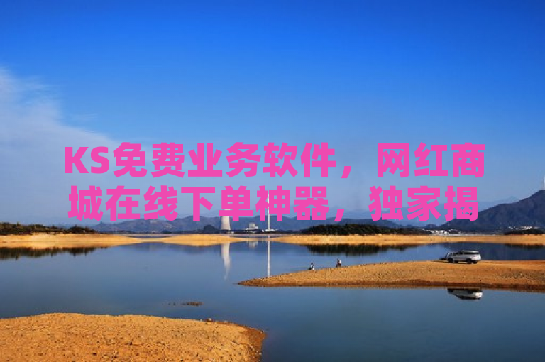 KS免费业务软件，网红商城在线下单神器，独家揭秘。