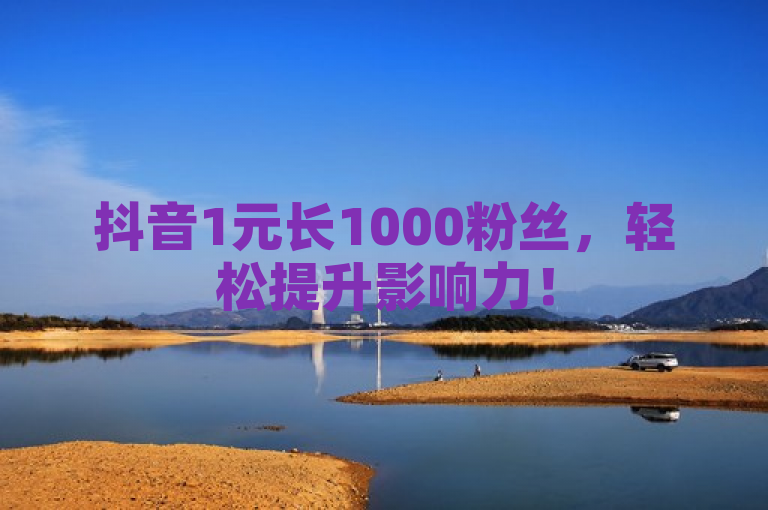 抖音1元长1000粉丝，轻松提升影响力！