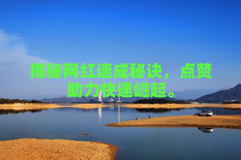 揭秘网红速成秘诀，点赞助力快速崛起。