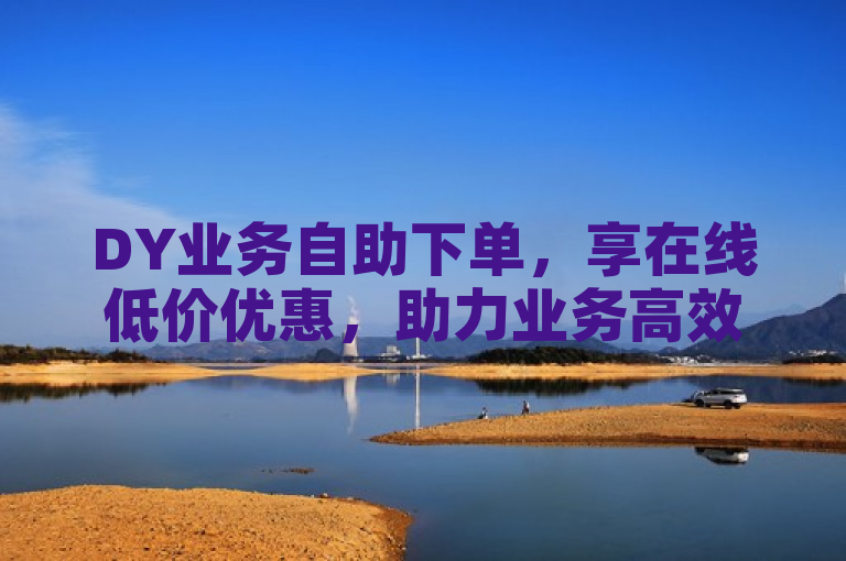 DY业务自助下单，享在线低价优惠，助力业务高效发展。