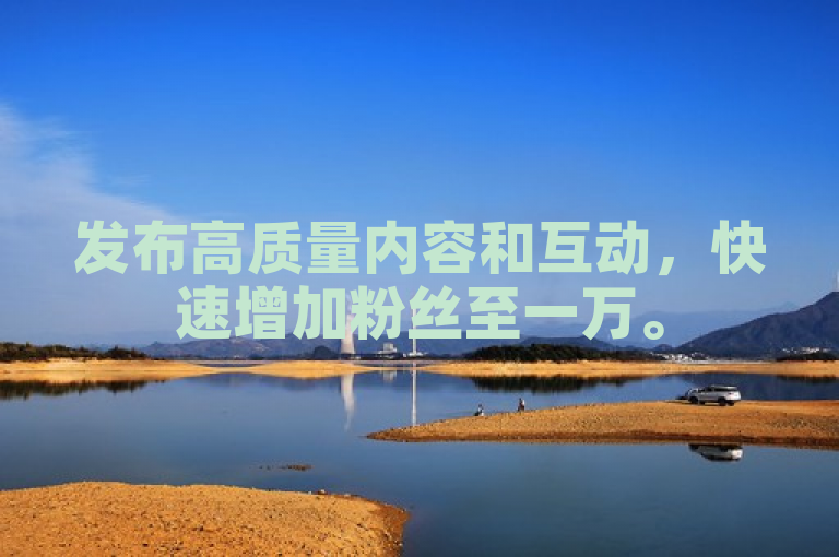 发布高质量内容和互动，快速增加粉丝至一万。