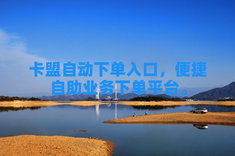 卡盟自动下单入口，便捷自助业务下单平台。