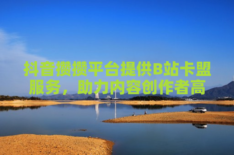 抖音攒攒平台提供B站卡盟服务，助力内容创作者高效增粉。