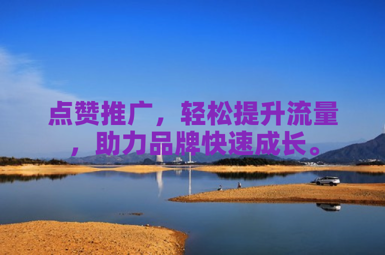 点赞推广，轻松提升流量，助力品牌快速成长。