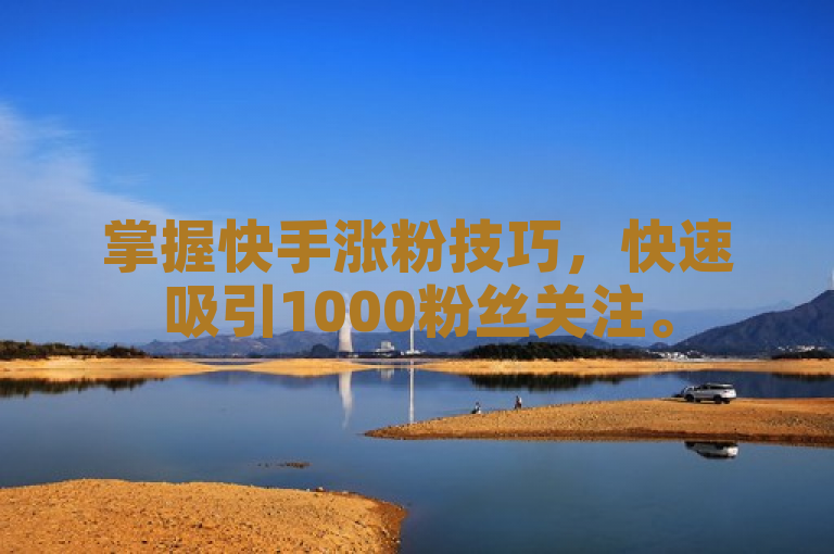 掌握快手涨粉技巧，快速吸引1000粉丝关注。