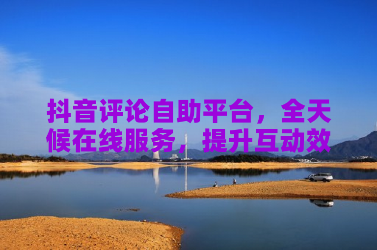 抖音评论自助平台，全天候在线服务，提升互动效率。