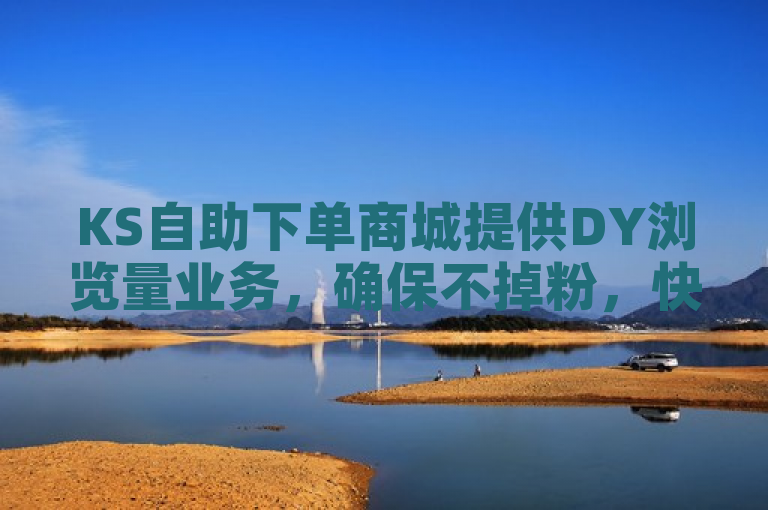 KS自助下单商城提供DY浏览量业务，确保不掉粉，快速下单。
