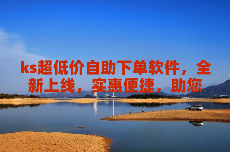 ks超低价自助下单软件，全新上线，实惠便捷，助您轻松完成下单！