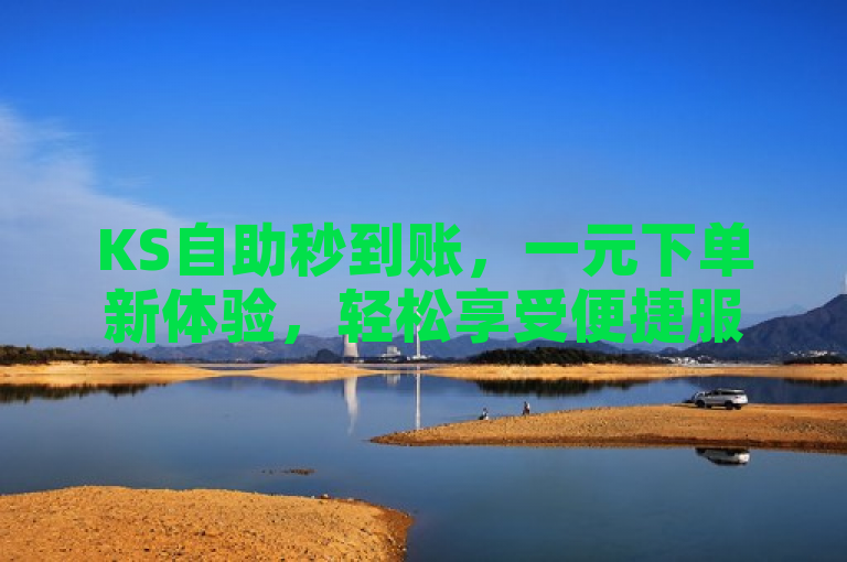 KS自助秒到账，一元下单新体验，轻松享受便捷服务。