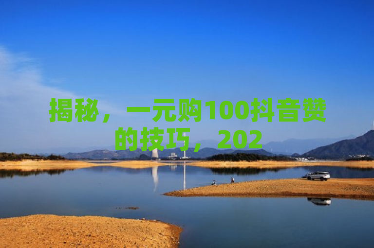揭秘，一元购100抖音赞的技巧，2025必学！