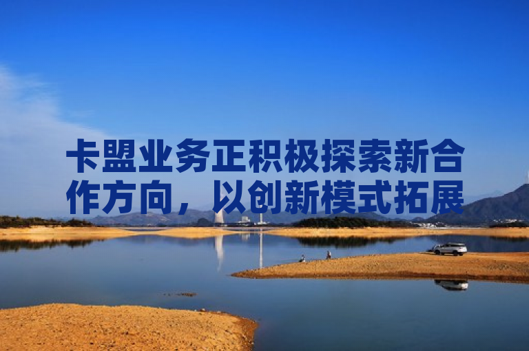 卡盟业务正积极探索新合作方向，以创新模式拓展市场。