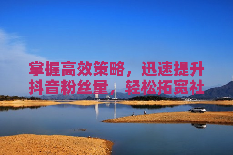 掌握高效策略，迅速提升抖音粉丝量，轻松拓宽社交圈！