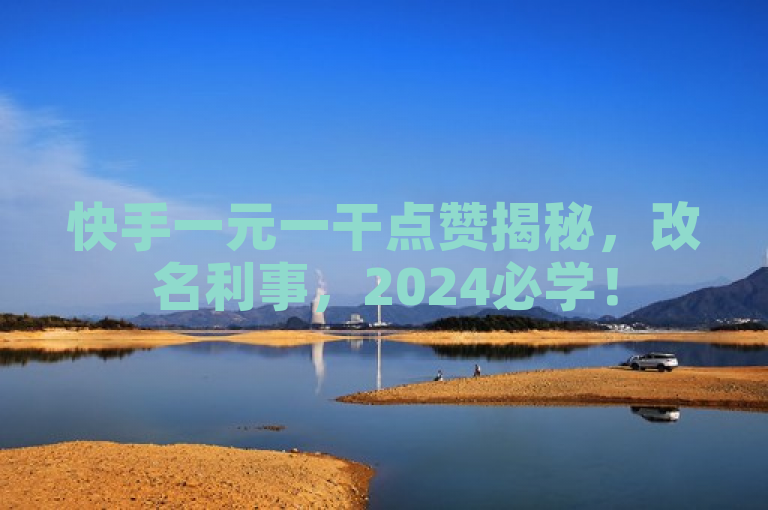 快手一元一干点赞揭秘，改名利事，2024必学！