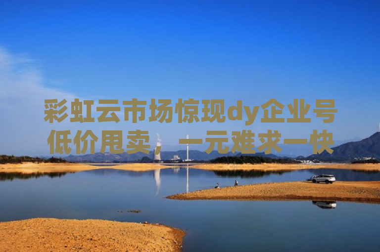 彩虹云市场惊现dy企业号低价甩卖，一元难求一快币。