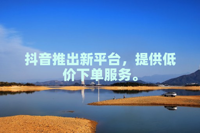 抖音推出新平台，提供低价下单服务。