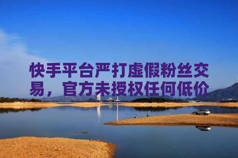 快手平台严打虚假粉丝交易，官方未授权任何低价增粉服务。