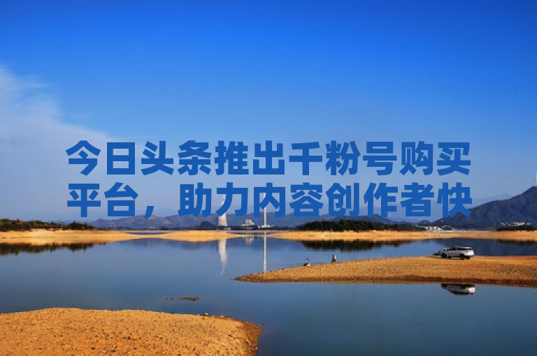今日头条推出千粉号购买平台，助力内容创作者快速增粉。