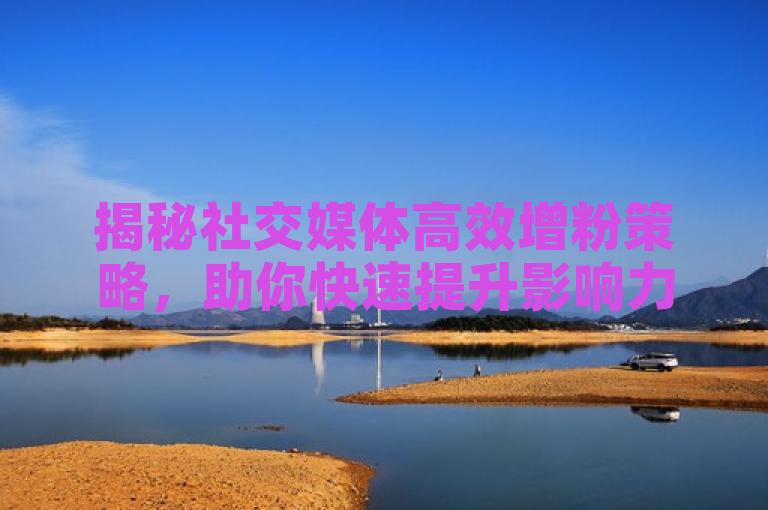 揭秘社交媒体高效增粉策略，助你快速提升影响力。
