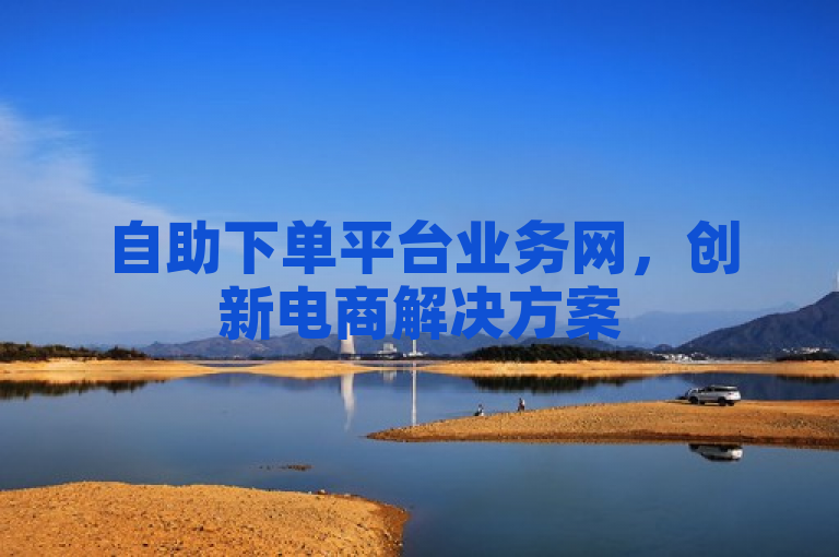 自助下单平台业务网，创新电商解决方案