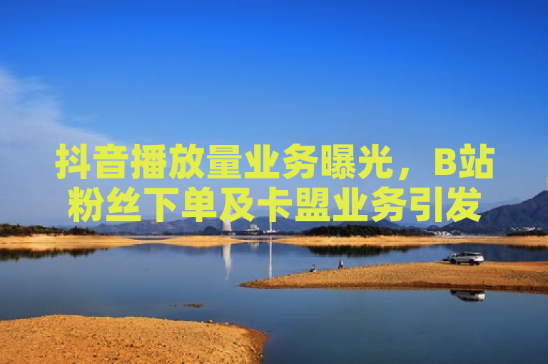 抖音播放量业务曝光，B站粉丝下单及卡盟业务引发关注。