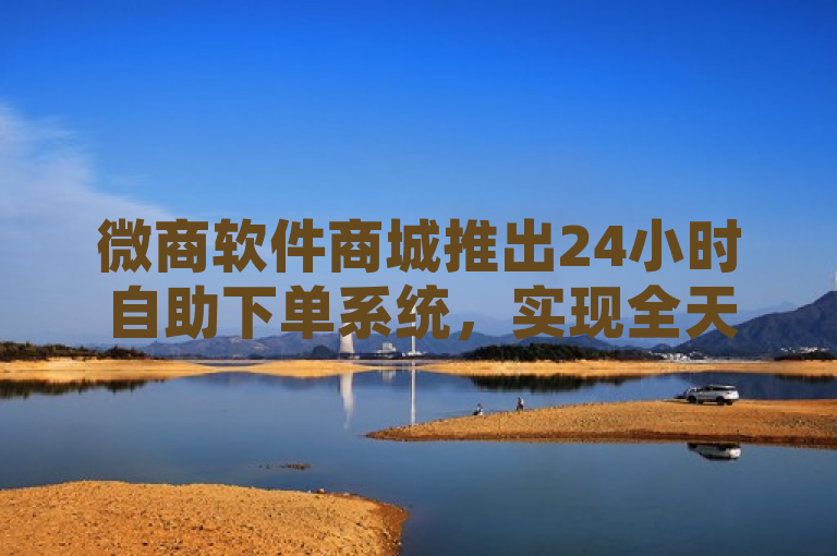 微商软件商城推出24小时自助下单系统，实现全天候无缝购物体验。