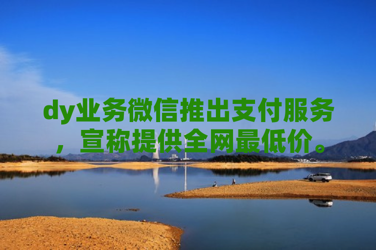 dy业务微信推出支付服务，宣称提供全网最低价。