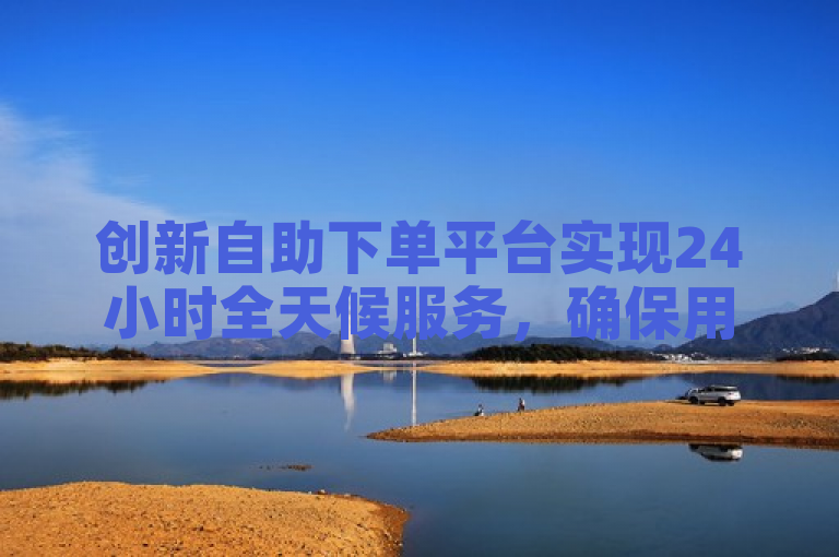 创新自助下单平台实现24小时全天候服务，确保用户随时下单。