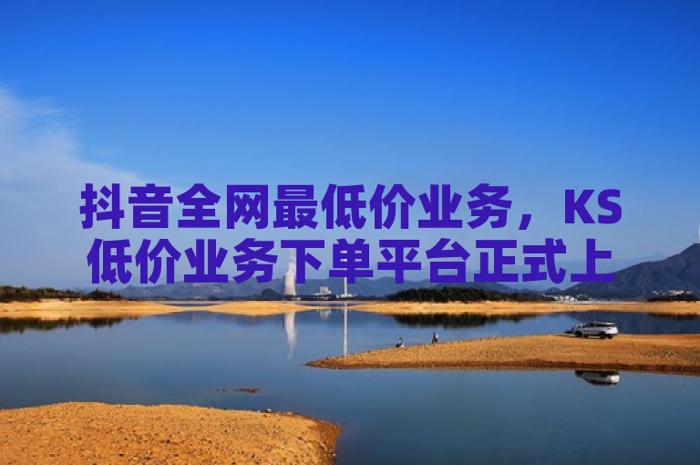 抖音全网最低价业务，KS低价业务下单平台正式上线。