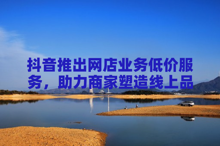 抖音推出网店业务低价服务，助力商家塑造线上品牌形象。