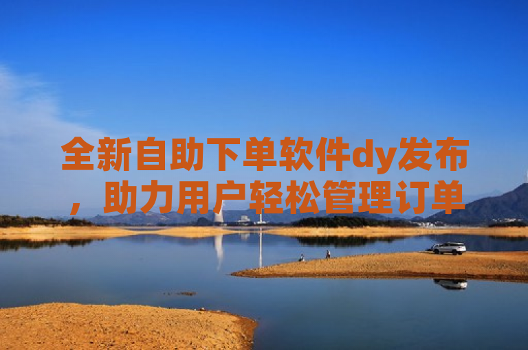 全新自助下单软件dy发布，助力用户轻松管理订单。