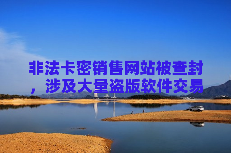 非法卡密销售网站被查封,涉及大量盗版软件交易。