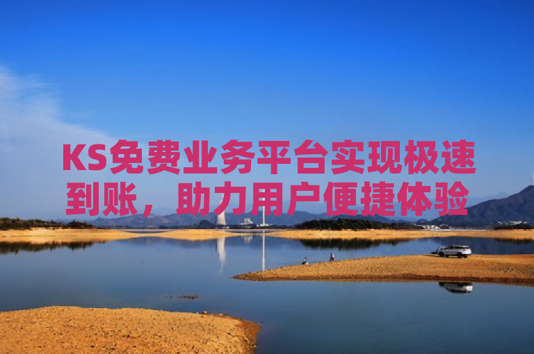 KS免费业务平台实现极速到账，助力用户便捷体验。