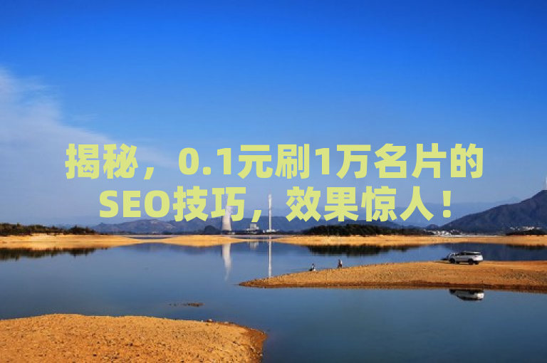 揭秘，0.1元刷1万名片的SEO技巧，效果惊人！