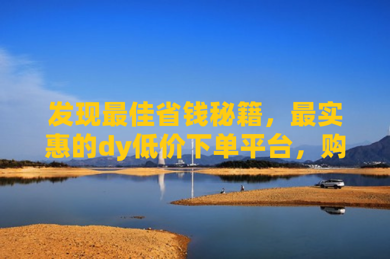发现最佳省钱秘籍，最实惠的dy低价下单平台，购物更经济！