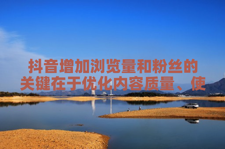 抖音增加浏览量和粉丝的关键在于优化内容质量、使用热门话题标签、互动评论以及定期发布。