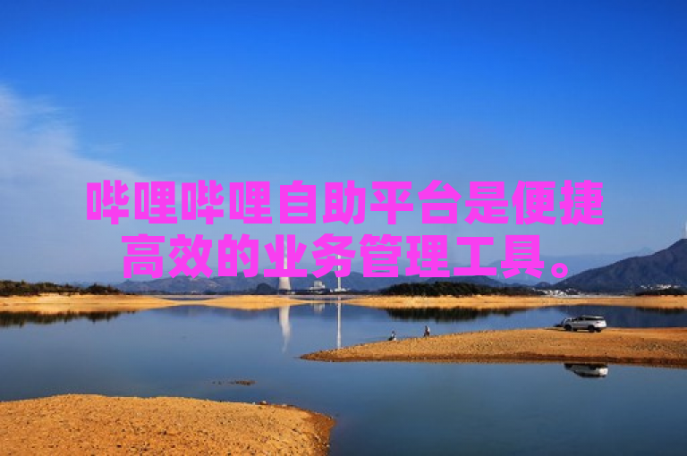 哔哩哔哩自助平台是便捷高效的业务管理工具。