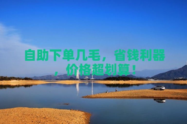 自助下单几毛，省钱利器，价格超划算！