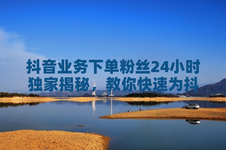 抖音业务下单粉丝24小时独家揭秘，教你快速为抖音业务下单粉丝！