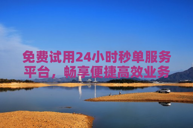 免费试用24小时秒单服务平台，畅享便捷高效业务处理体验。