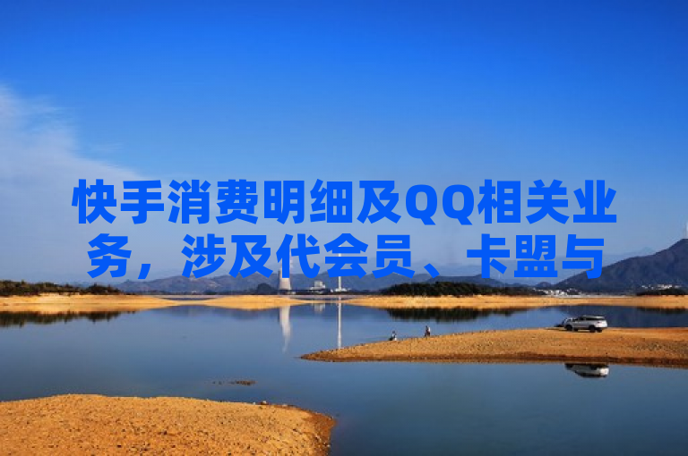 快手消费明细及QQ相关业务，涉及代会员、卡盟与火线自助下单。