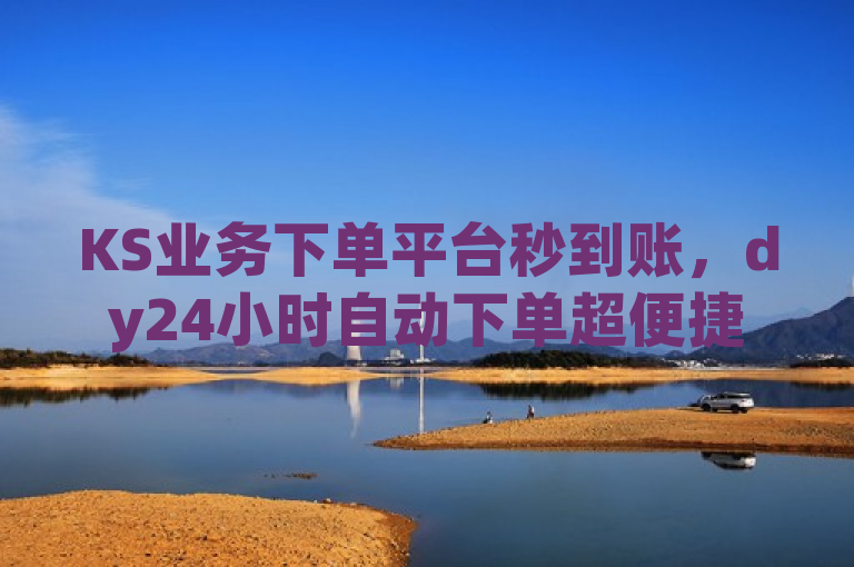 KS业务下单平台秒到账，dy24小时自动下单超便捷。