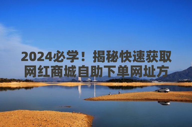 2024必学！揭秘快速获取网红商城自助下单网址方法。