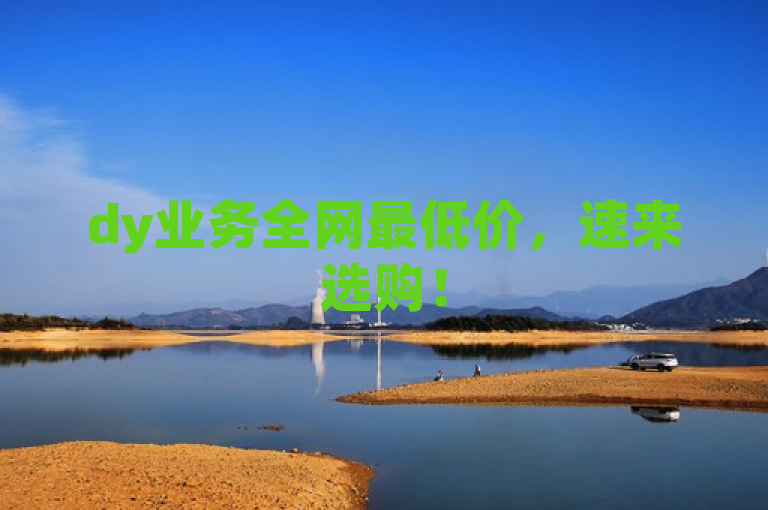 dy业务全网最低价，速来选购！