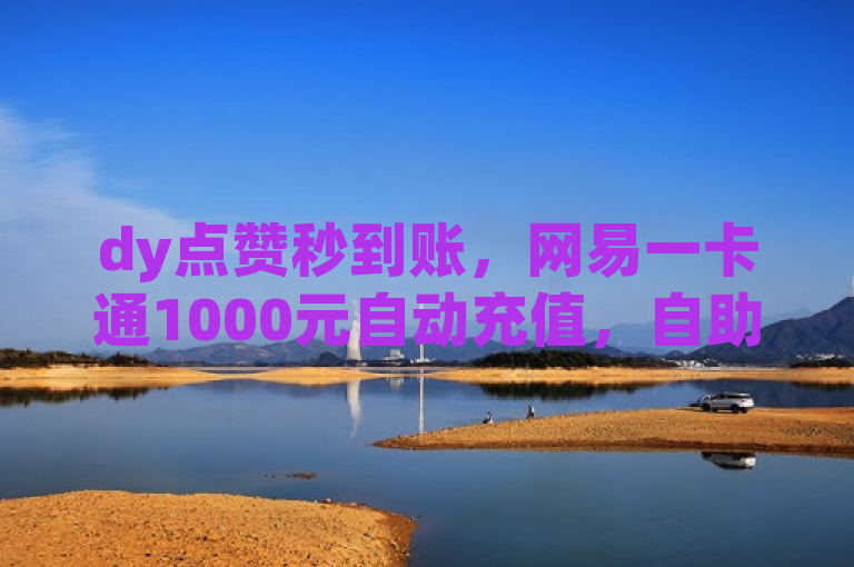 dy点赞秒到账，网易一卡通1000元自动充值，自助业务商城。