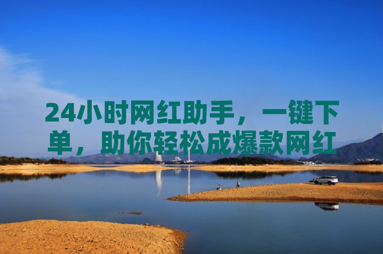 24小时网红助手，一键下单，助你轻松成爆款网红！